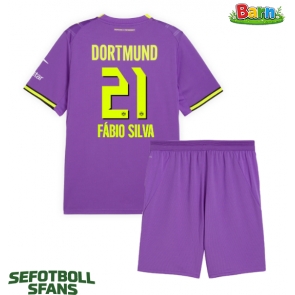 Borussia Dortmund Fabio Silva #21 Tredjeställ Barn 2026-27 Kortärmad (+ Korta byxor)